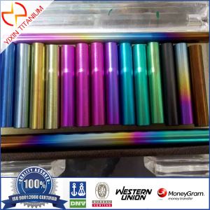 GR12 Titanium Colored Tube With Good Quality
