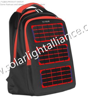 Converter Solar Charging Panel Backpack