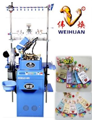 Weihuan (WH) Computeried Single Cylinder Plain Socks Knitting Machine for Baby, Woolen, Rabit Hair Socks, Wh-6f-R
