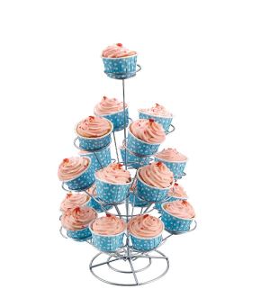 19 Cups Wire Cake Holder With Powder Coating