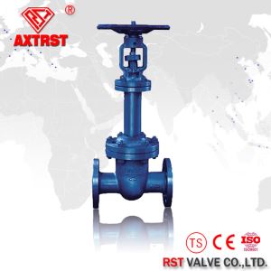 Stainless Steel/Carbon Steel Bellow Seal Flanged ends Rising Stem Gate Valve WCB/CF8/CF8M, 150LB~2500LB Handwheel / Gear Box Operated