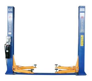 Two Post Floor Plate Hydraulic Lift