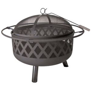 75dia43Hcm Metal Outdoor Fire Basket Garden Fire Pit Fire Bowl