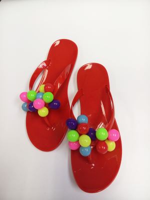 Beautiful Lady Slipper Small Ball Decorate Elegant Durable Lady Flip Flops women sandal