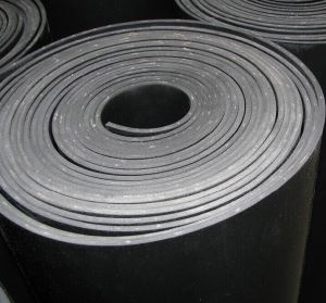 Black Rubber Sheet With Fabric