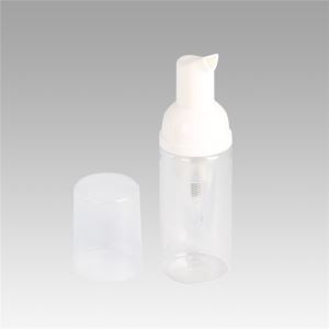 50ml Clear Plastic Cosmetic Foam Pump Bottle