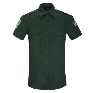 Comfortable 100% Cotton Military SS Shirts For Women