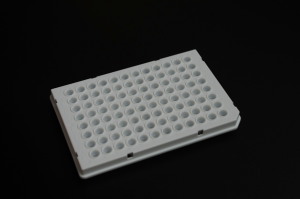 0.1ML 96 Wells Half Skirt White PCR Plate
