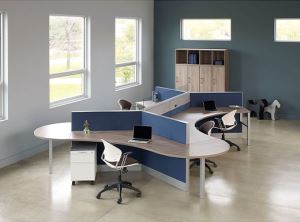 Curved Office Desk