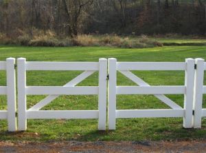 PVC Horse Fence Double Gate (FT-HG02)