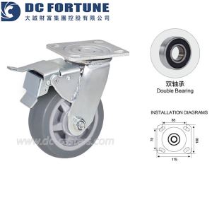 TPR Thermoplastic Rubber Wheels Casters