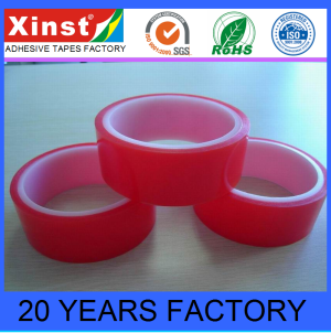 Polyester PET Silicone Adhesive Red Splice Tape For Liner Joint