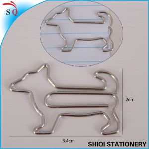 Stationery Fastener Dog Shape Paper Clips