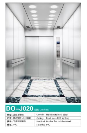 Safe And Comfortable High Quality MRL Hospital Elevator / Lift