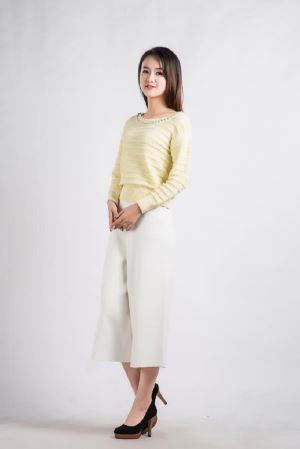 Spring And Autumn Slim Knit Pullovers Sweaters