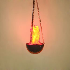 15cm Silk Effect Hanging Flame Light