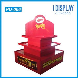 Customized Made Strong Cardboard Pallet Display Shelf For Supermarket Retail