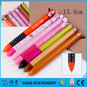 Office Stationery Cute 2 In 1 Color Pen