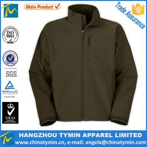 Men Polyester Spandex Breathable Waterproof Softshell Jacket