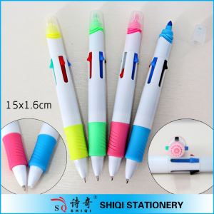 Popular Plastic 4 In 1Highlighter Pen