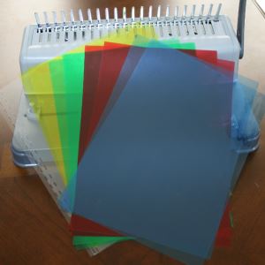 Colorful PVC Binding Cover For Note Book