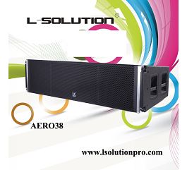 AERO38 Style 2X12 three way passive line array speaker