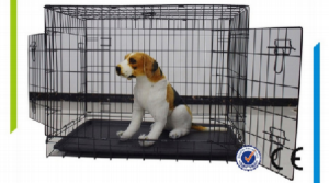 Foldable Two Door Dog Cages Folding pet cage