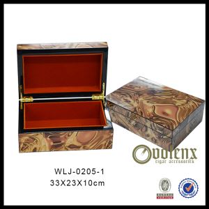Most popular high end handmade fashionable single bamboo pen box for sale