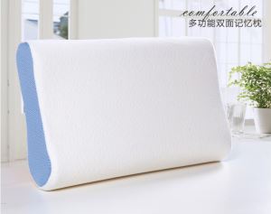 Velvet cover memory foam pillow mesh fabric contour pillow
