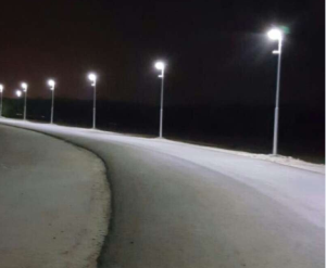 30W All in One Integrated LED Solar Street Light 160LM/W nighthwak light Road Smart