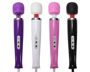 10 Speed Magic Wand Travel G-spot Stimulation Massager Wired Style Personal Body Vibrator Sex Toy Product