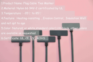 Flag Cable Ties Marker