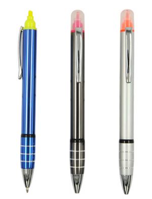 Metal Ball And Highlighter Pen