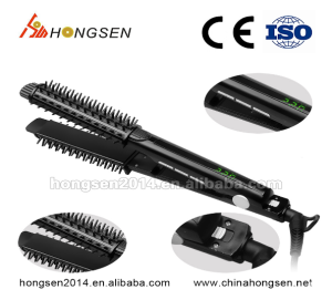 Professional 3 in 1 hot heat hair straightening comb with electric hair straightening brush