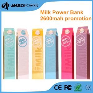 Trending High Quality Creative 2600mah Milk Style Power Bank