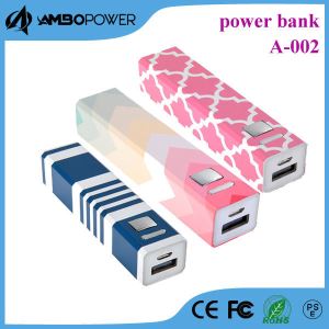 Aluminium Lipstick Portable Power Bank 2600mah