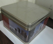 Big Square Storage Canned Food Candy Chocolate Gift Souvenir Tin Box