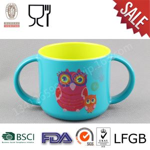 Two Tone Melamine Coffee Mug,Melamine Milk Cup for Kids