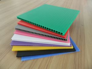 Recyclable Colorful Hard Polypropylene Plastic Corrugated Sheets