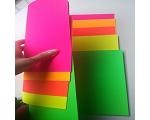 Two Sides Color Fluorescent Paper