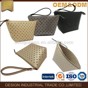 Cheap Promotional Cheap Custom Wholesale Ttravel PU Leather Cosmetic Bag