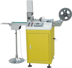 Ultrasonic Label Cutting Machine For Satin Ribbon, Textile, Taffeta, Polyester, Woven Label