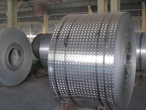 1050 Aluminum Stucco Embossed Coil Roll, Chequer Surface