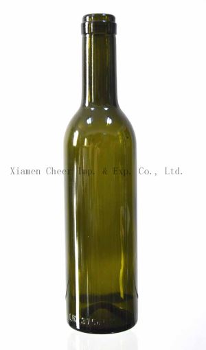 375ml Bordeaux Bottle Cork Finish Wine Glass Bottles (PT375-A042)