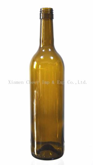 750ml Bordeaux Bottle Screw Finish Glass Wine Bottles (PT750-1310 AG)