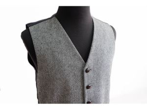 Textured Woolen Waistcoat