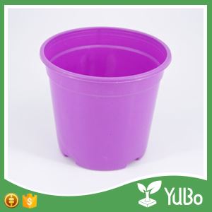 10cm Purple Nursery Spring Plant Flower Pot, Pretty Flower Pots