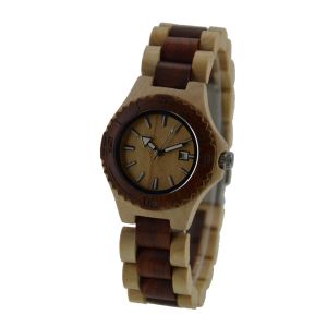 Red Sandalwood And Maple Wood Custom Watch