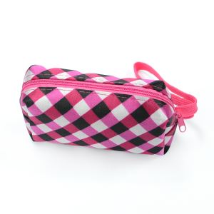 Tartan design small clutch bag for ladies