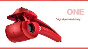 Red LED Hair Curler Can Temperature Setting 180-230°